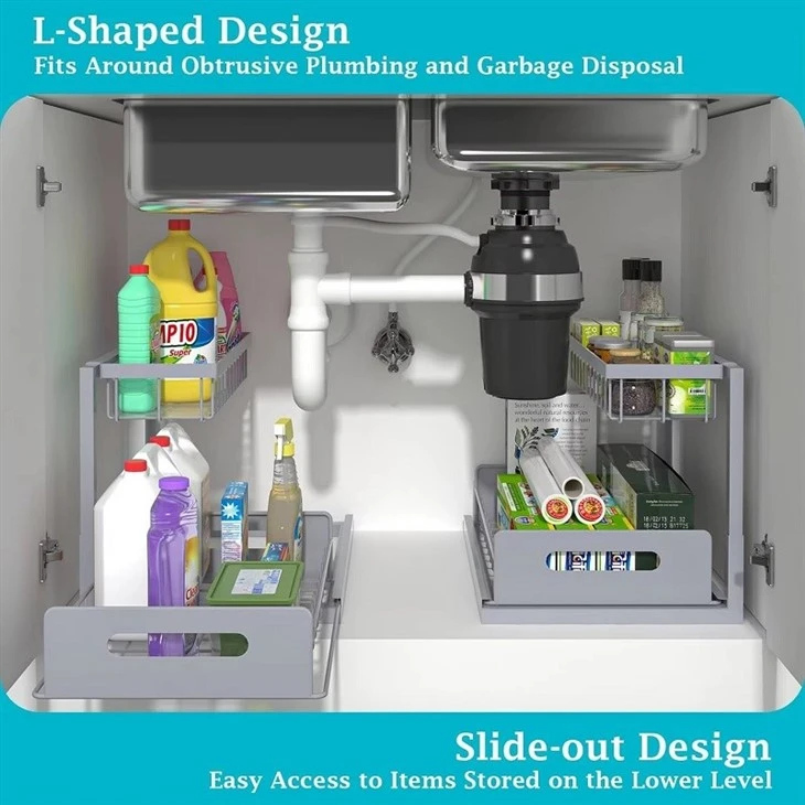 best under kitchen sink storage