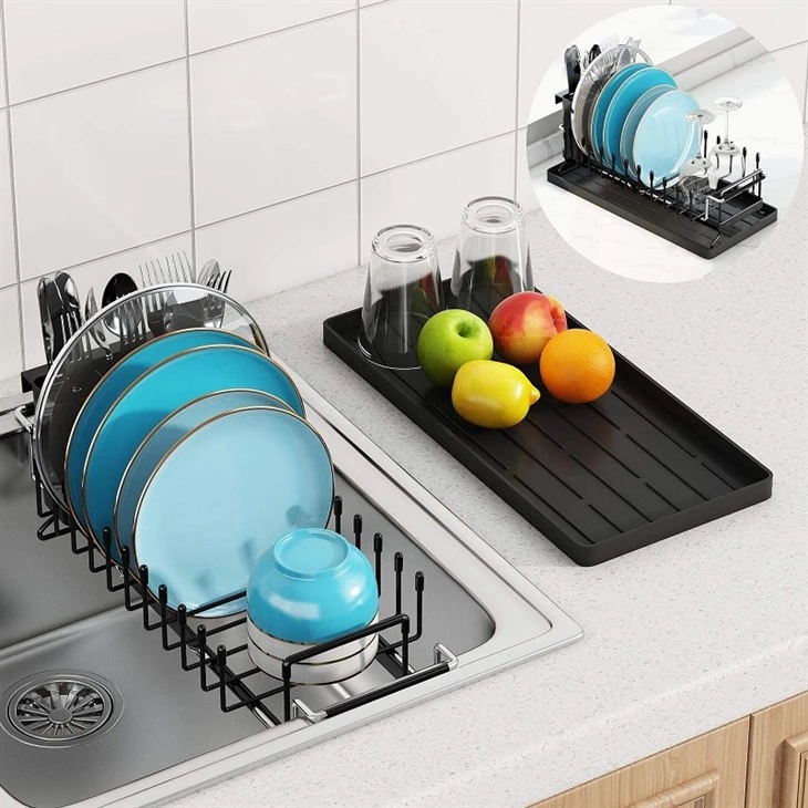 Expandable Over The Sink Dish Drainer
