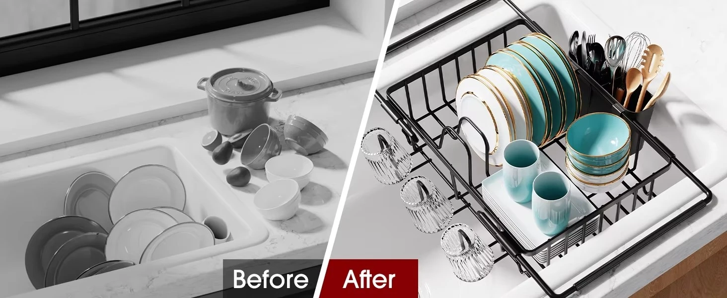 expandable over the sink dish rack expandable over the sink dish rack
