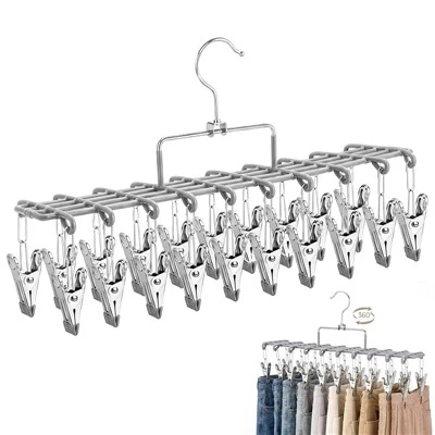 Pants Hangers With 40 Clips